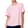 T-Shirt Rose Femme Pieces Pcanna