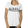 T-Shirt Blanc/Noir Femme Von Dutch LEC