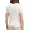 T-Shirt Slim Blanc Femme Tommy Hilfiger Logo