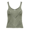 Débardeur Vert Beige Femme JDY Sun