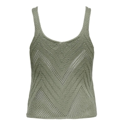 Débardeur Vert Beige Femme JDY Sun