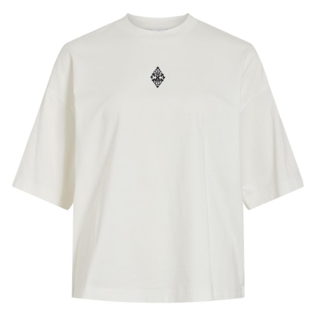 T-Shirt Blanc Femme Vila Viziza