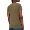 T-Shirt Kaki Femme Pepe jeansNew Virginia