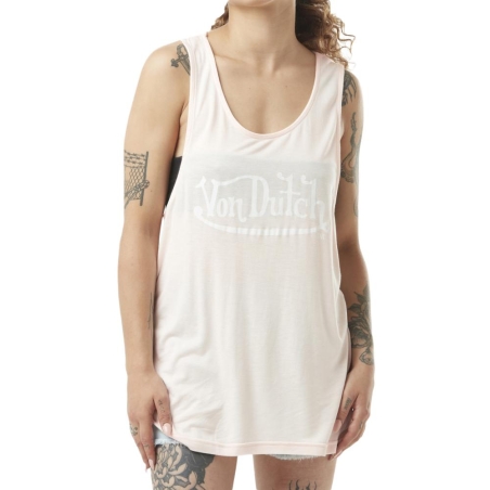 Débardeur Rose Femme Von Dutch Basic
