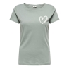 T-shirt Vert Femme JDY Smoke