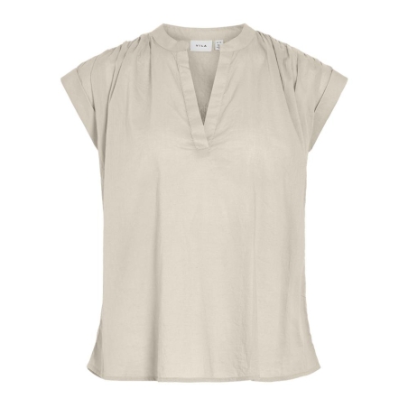 Débardeur Beige Femme Vila Tink