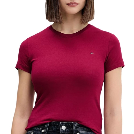 T-shirt Rouge Femme Tommy Hilfiger Tjw