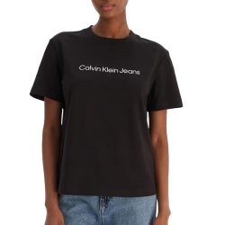 T-Shirt Noir Femme Calvin Klein Jeans LV047C912G
