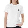 Lot de 2 T-Shirt Gris/Blanc Femme Calvin Klein Jeans Monologo