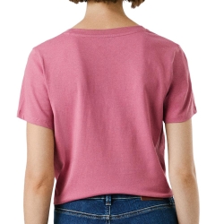 T-Shirt Rouge Femme Pepe jeansNew Virginia