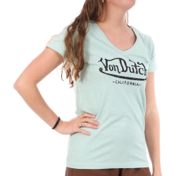 T-Shirt Bleu Femme Von Dutch LVE
