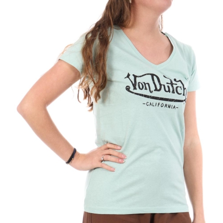 T-Shirt Bleu Femme Von Dutch LVE