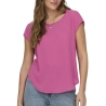 T-shirt Rose Femme Only Onlvic