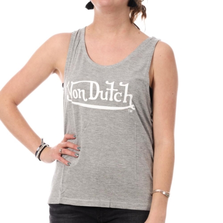 Débardeur Gris Femme Von Dutch Basic