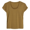 T-Shirt Marron Femme Vila Luxi
