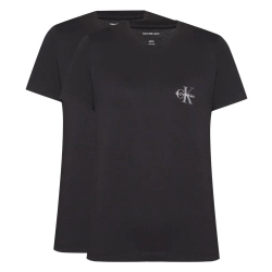 Lot de 2 T-Shirt Noir Femme Calvin Klein Jeans Mono logo