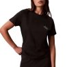 Lot de 2 T-Shirt Noir Femme Calvin Klein Jeans Mono logo
