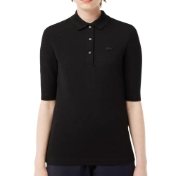 Polo Noir Femme Lacoste Polo Slim Fit