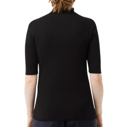 Polo Noir Femme Lacoste Polo Slim Fit