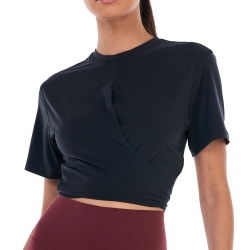 T-shirt Noir Femme Adidas Yga