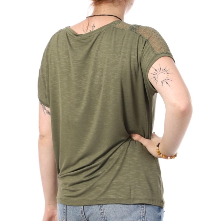 Top Kaki Femme Vila Vipapsi