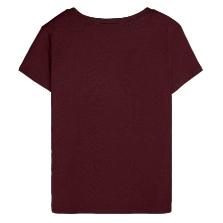 T-shirt Bordeaux Femme Teddy Smith Mia