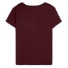 T-shirt Bordeaux Femme Teddy Smith Mia