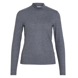 T-Shirt Manches Longues Gris Femme Vila Soline