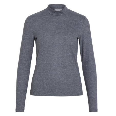 T-Shirt Manches Longues Gris Femme Vila Soline