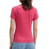 T-Shirt Slim Rose Femme Tommy Hilfiger Logo