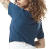 T-shirt Bleu Femme Von Dutch Slub M