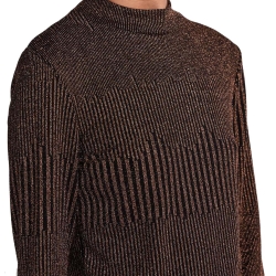 T-Shirt Doré/Noir Femme PIECES Mary