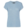 T-Shirt Bleu Ciel Femme Vero Moda Brianna 10291353