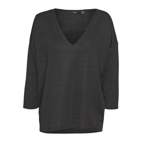 T-Shirt Noir Femme Vero Moda Kanva