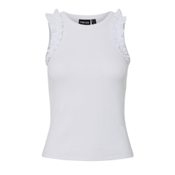 Débardeur Blanc Femme Pieces Tubana