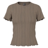 T-Shirt Gris Femme Pieces Marie