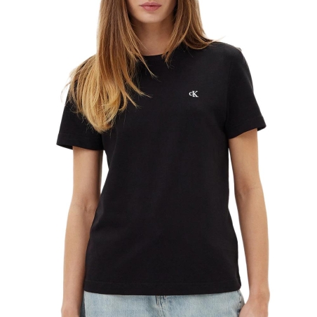 T-Shirt Noir Femme Calvin Klein Jeans Archive