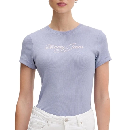T-Shirt Mauve Femme Tommy Hilfiger DW0DW21838