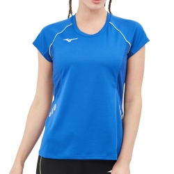 T-Shirt Bleu Femme Mizuno Wos