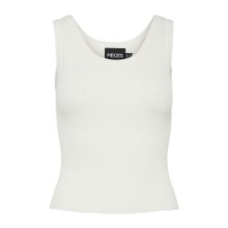 Débardeur Ecru Femme Pieces Prista