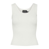 Débardeur Ecru Femme Pieces Prista
