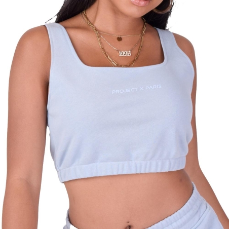 Top Court Bleu Femme Project X Paris F211118