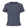 T-Shirt Marine Femme Pieces Marie