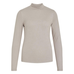 T-Shirt Manches Longues Beige Femme Vila Soline