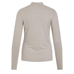 T-Shirt Manches Longues Beige Femme Vila Soline