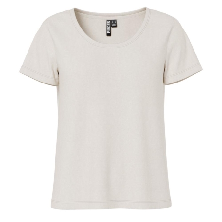 T-Shirt Rose Pale Femme Pieces Sophie