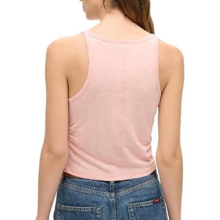 Débardeur Rose Femme Superdry Superdry Ruched