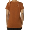 T-shirt Orange Femme Von Dutch Slub