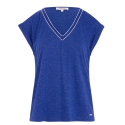 T-Shirt Bleu Femme Morgan Fantaisie