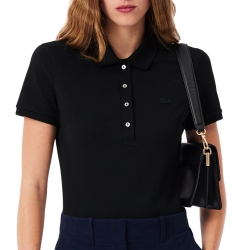 Polo Noir Femme Lacoste PF5462-031